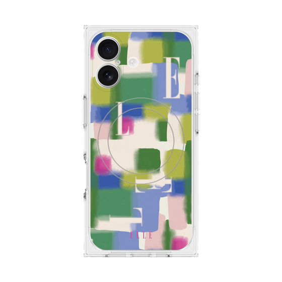 プレミアムスクエアケース with MagSafe［ ELLE - Iconics Prints3 ］