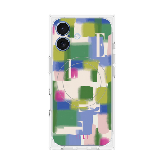 プレミアムスクエアケース with MagSafe［ ELLE - Iconics Prints3 ］