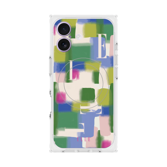プレミアムスクエアケース with MagSafe［ ELLE - Iconics Prints3 ］