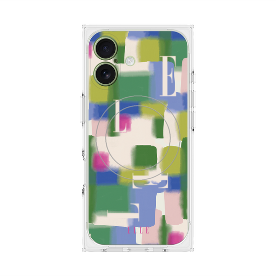 プレミアムスクエアケース with MagSafe［ ELLE - Iconics Prints3 ］