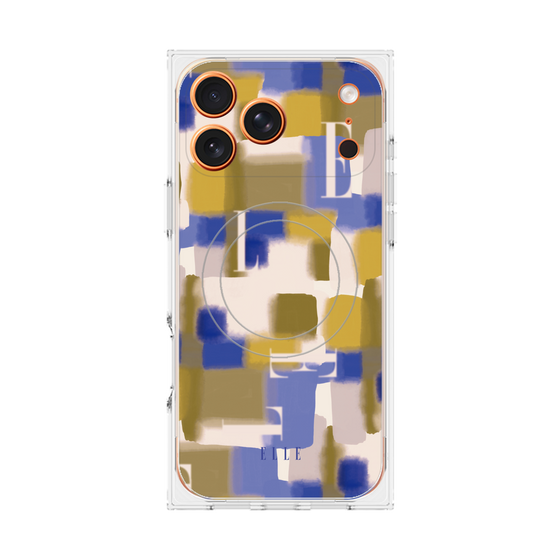 プレミアムスクエアケース with MagSafe［ ELLE - Iconics Prints4 ］