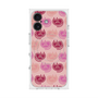 プレミアムスクエアケース with MagSafe［ ELLE - Cat Pattern - ピンク ］