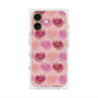 プレミアムスクエアケース with MagSafe［ ELLE - Cat Pattern - ピンク ］