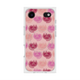 プレミアムスクエアケース with MagSafe［ ELLE - Cat Pattern - ピンク ］