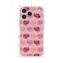 プレミアムスクエアケース with MagSafe［ ELLE - Cat Pattern - ピンク ］