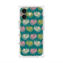 プレミアムスクエアケース with MagSafe［ ELLE - Cat Pattern - グリーン ］