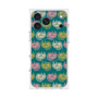 プレミアムスクエアケース with MagSafe［ ELLE - Cat Pattern - グリーン ］