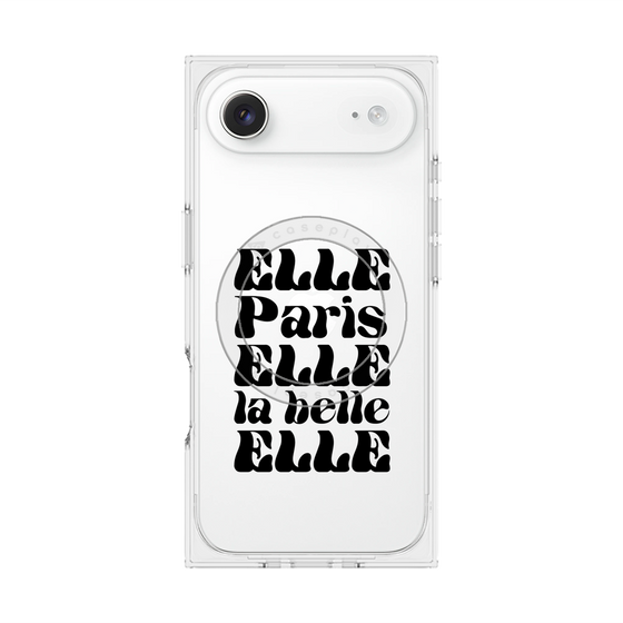 プレミアムスクエアケース with MagSafe［ ELLE - ELLE Paris ］
