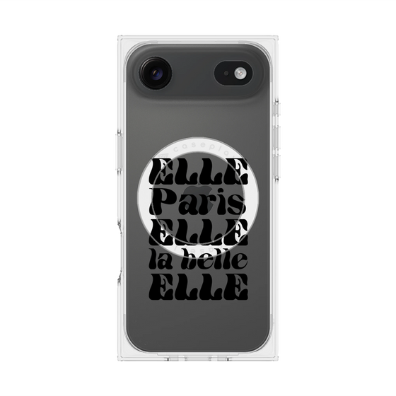 プレミアムスクエアケース with MagSafe［ ELLE - ELLE Paris ］