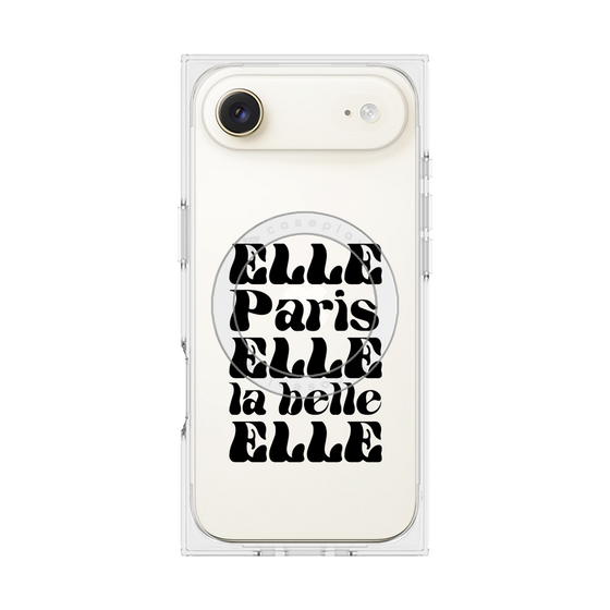 プレミアムスクエアケース with MagSafe［ ELLE - ELLE Paris ］