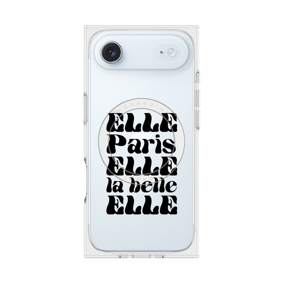 プレミアムスクエアケース with MagSafe［ ELLE - ELLE Paris ］