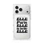 プレミアムスクエアケース with MagSafe［ ELLE - ELLE Paris ］