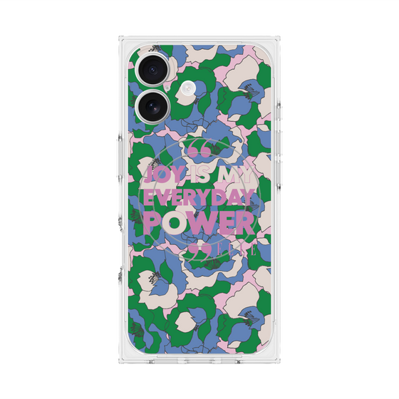プレミアムスクエアケース with MagSafe［ ELLE - Joy is my everyday power ］