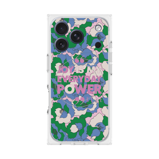 プレミアムスクエアケース with MagSafe［ ELLE - Joy is my everyday power ］