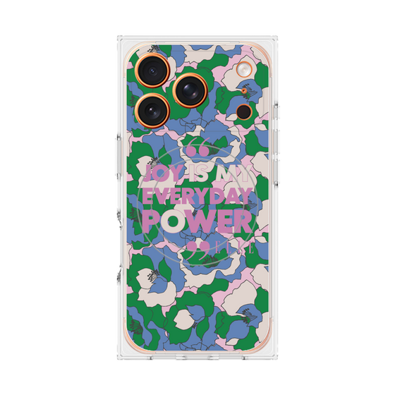 プレミアムスクエアケース with MagSafe［ ELLE - Joy is my everyday power ］