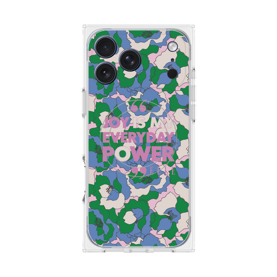プレミアムスクエアケース with MagSafe［ ELLE - Joy is my everyday power ］