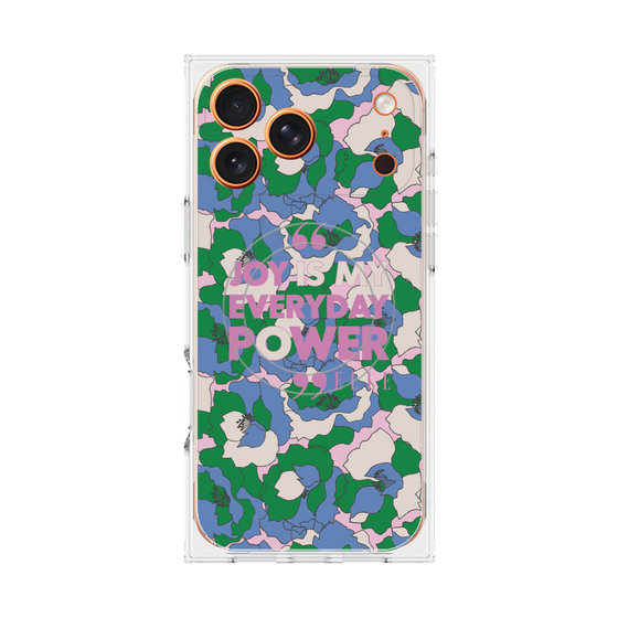 プレミアムスクエアケース with MagSafe［ ELLE - Joy is my everyday power ］