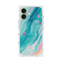 プレミアムスクエアケース with MagSafe［ Color Rain - オリジナル - Serene Wave ］