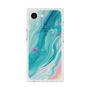 プレミアムスクエアケース with MagSafe［ Color Rain - オリジナル - Serene Wave ］
