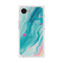 プレミアムスクエアケース with MagSafe［ Color Rain - オリジナル - Serene Wave ］