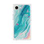 プレミアムスクエアケース with MagSafe［ Color Rain - オリジナル - Serene Wave ］