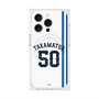 プレミアムスクエアケース with MagSafe［ 埼玉西武ライオンズ- #50 TAKAMATSU - ホーム ］