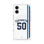 プレミアムスクエアケース with MagSafe［ 埼玉西武ライオンズ- #50 TAKAMATSU - ホーム ］