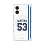 プレミアムスクエアケース with MagSafe［ 埼玉西武ライオンズ- #53 MAKINO - ホーム ］