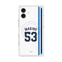 プレミアムスクエアケース with MagSafe［ 埼玉西武ライオンズ- #53 MAKINO - ホーム ］