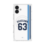 プレミアムスクエアケース with MagSafe［ 埼玉西武ライオンズ- #63 HASEGAWA - ホーム ］