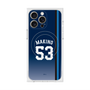 プレミアムスクエアケース with MagSafe［ 埼玉西武ライオンズ- #53 MAKINO - ビジター ］