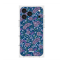 プレミアムスクエアケース with MagSafe［ 日比谷花壇 - FloralSymphony - ネイビー ］