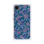 プレミアムスクエアケース with MagSafe［ 日比谷花壇 - FloralSymphony - ネイビー ］
