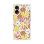 プレミアムスクエアケース with MagSafe［ 日比谷花壇 - HarmonyinBloom - イエロー ］