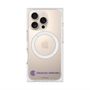 プレミアムスクエアケース with MagSafe［ クリアソン新宿 - 横組みロゴ2 ］
