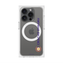 プレミアムスクエアケース with MagSafe［ クリアソン新宿 - 縦組ロゴ1 ］