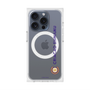 プレミアムスクエアケース with MagSafe［ クリアソン新宿 - 縦組ロゴ1 ］