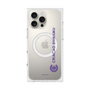 プレミアムスクエアケース with MagSafe［ クリアソン新宿 - 縦組ロゴ２ ］