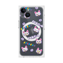 プレミアムスクエアケース with MagSafe［ クリアソン新宿 - くりあにゃん - 総柄 ］