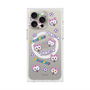 プレミアムスクエアケース with MagSafe［ クリアソン新宿 - くりあにゃん - 総柄 ］
