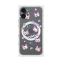 プレミアムスクエアケース with MagSafe［ クリアソン新宿 - くりあにゃん - 総柄 ］