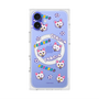 プレミアムスクエアケース with MagSafe［ クリアソン新宿 - くりあにゃん - 総柄 ］