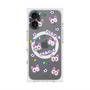 プレミアムスクエアケース with MagSafe［ クリアソン新宿 - くりあにゃん - 総柄 ］