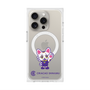 プレミアムスクエアケース with MagSafe［ クリアソン新宿 - くりあにゃん - ハイタッチ ］