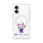 プレミアムスクエアケース with MagSafe［ クリアソン新宿 - くりあにゃん - ハイタッチ ］