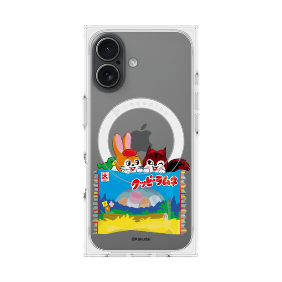 プレミアムスクエアケース with MagSafe［ クッピーラムネ -drawing3 ］