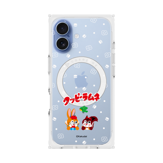プレミアムスクエアケース with MagSafe［ クッピーラムネ - 寝ころぶ ］