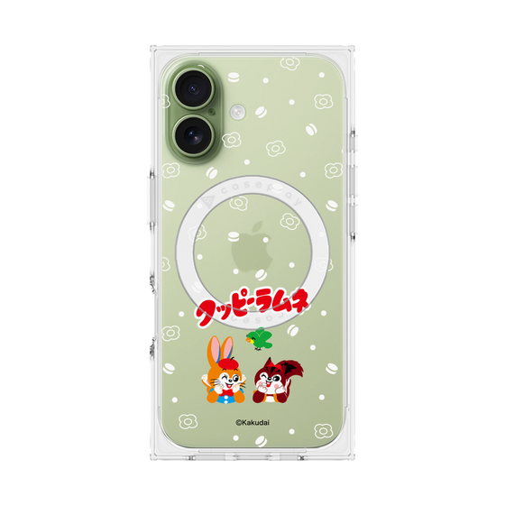 プレミアムスクエアケース with MagSafe［ クッピーラムネ - 寝ころぶ ］
