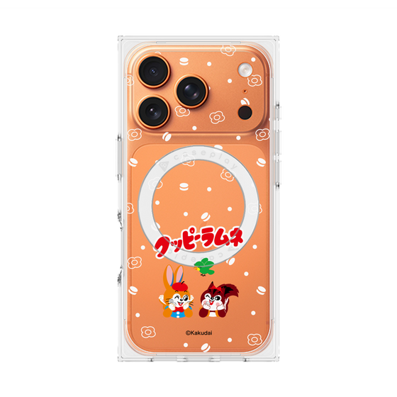 プレミアムスクエアケース with MagSafe［ クッピーラムネ - 寝ころぶ ］