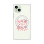 プレミアムスクエアケース with MagSafe［ もくもくちゃん - リボン ］